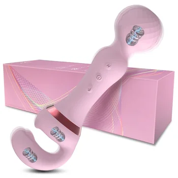 Zmogljiv AV Vibratorji Čarobno Palico Odrasle Sex Igrača Ženski Klitoris Stimulator USB Polnjenje 20 Načini G Spot Massager Dildo za Ženske