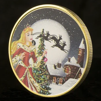 1 Oz 9999 Zlato, Srebro Božič Princesa Spominski Kovanec za 1 Dolar Elizabeta II Zbirateljskih Kovancev, Avstralija Božična Darila 1