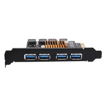 4 Port USB3.0 Širitev Kartico 5Gbps PCIE, Da USB3.0 vmesniško Kartico NEC Neodvisno Napajanje Ni potrebno Zunanje Napajanje 1