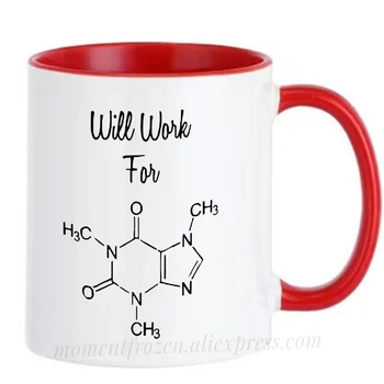 Kemični Učitelji Ročaj Skodelice Čaja, Kave Skodelice Ustvarjalne Mleka Drinkware Osebnost Morf Coffeeware Doma Dekor Rojstni Dan Darila 1