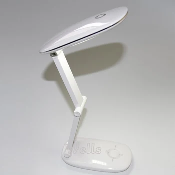 led Namizna Svetilka Power 4000 mah 21 LED Lučka za Noge Zložljivo Zaščito za Oči Zatemniti USB Nastavljiv Branje Študija Knjiga Tabela Desk Svetlobe 1