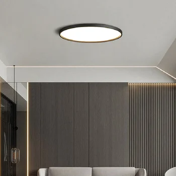 Minimalno spalnica lučka LED zaščita oči stropne svetilke Enostavno moderna dnevna soba Ultra tanek krog študija spalnica stropna svetilka 1