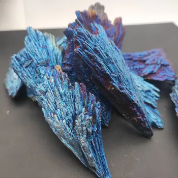 Naravni Titanium Obložene Črni Turmalin Electroplate Quartz Crystal Mineralne Zdravilne Kristalno Doma Decora Pav Pero Kamna 1
