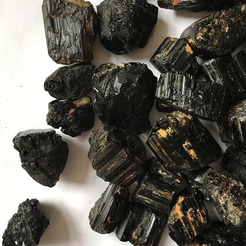 Naravni Črni Turmalin Kristalov Gemstone Zbirateljskih Grobo Rock Mineralnih Vzorcu Zdravilni Kamen Doma Dekor D2 1