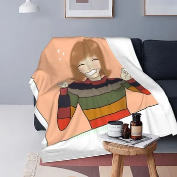 Vesel Anime Dekle Vrgel Odejo 3D tiskanih kavč spalnica dekorativna odeja otrok, odraslih Božično darilo 1
