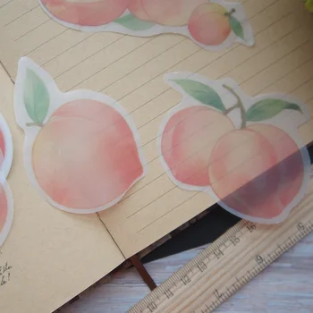 30pcs DIY Intenzivnih Sveže Peach Design Papir Kot Ustvarjalne Obrti, Papir v Ozadju Scrapbooking DIY Uporabo 2