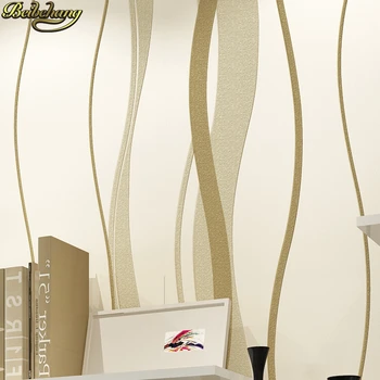 beibehang Sodobno minimalistično 3D prugasta krivulja ozadje Spalnica, dnevna soba, TV ozadju stene oblačili povzetek stene papirja 2