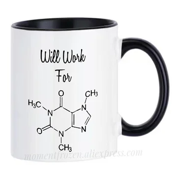 Kemični Učitelji Ročaj Skodelice Čaja, Kave Skodelice Ustvarjalne Mleka Drinkware Osebnost Morf Coffeeware Doma Dekor Rojstni Dan Darila 2