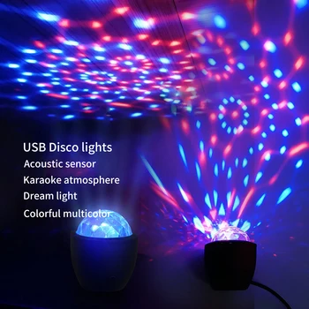 Kompakten Projekcija Svetlobe USB Samodejno Glasbeni Način Majhne Projekcija Lučka 3