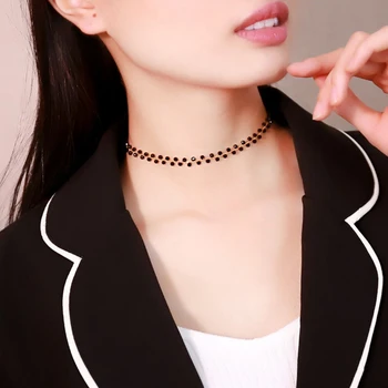 Ogrlica Za Ženske Verige Obesek Estetske Korejski Moda Umetno Kristalno Imitacije Pearl Ženski Priljubljena Zdaj Novo 2021 Letnik 3