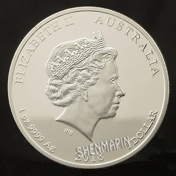 1 Oz 9999 Zlato, Srebro Božič Princesa Spominski Kovanec za 1 Dolar Elizabeta II Zbirateljskih Kovancev, Avstralija Božična Darila 4
