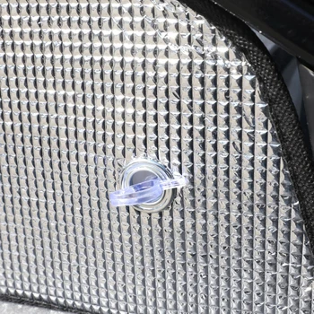 Avto Sončniki UV Zaščito Zavese Sonce Odtenek Vizir Prednje Vetrobransko steklo, Pokrov Zaščito Zasebnosti Za Mitsubishi Outlander 2013-2022 4