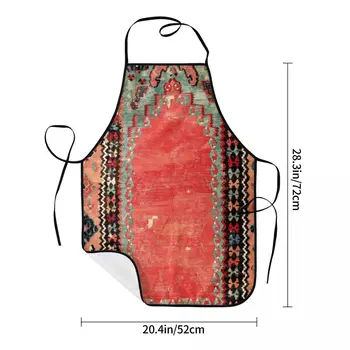 Smešno turški Nišo Kilim Tiskanja hlače z Oprsnikom Predpasniki Moški Ženske Kuhinje Kuhar Retro perzijski Plemenski Etnične Umetnosti Tablier Kuhinje za Kuhanje 4