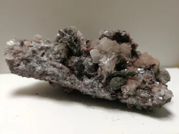 189.4 gNatural pyrite kristali kalcita, mineralnih vzorec 5