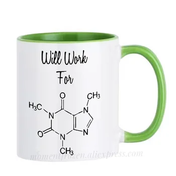 Kemični Učitelji Ročaj Skodelice Čaja, Kave Skodelice Ustvarjalne Mleka Drinkware Osebnost Morf Coffeeware Doma Dekor Rojstni Dan Darila 5